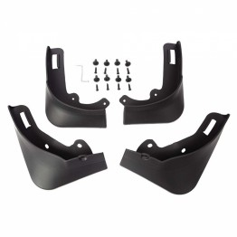 TSLA skvettlapper / mud flaps til Tesla Model Y — Komplett sett