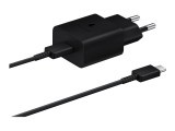 Samsung 15W Strømadapter m/kabel - Svart