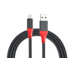 Apias Sikkerhetskabel USB-A til Lightning 2m