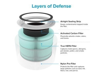 Levoit Core True HEPA 3-Stage Toxin Absorber Filter