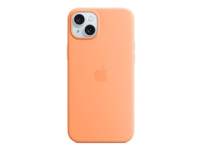 Apple Silikondeksel iPhone 15 Plus Magsafe - Oransje