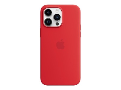 Apple Silikondeksel iPhone 14 Pro Max Magsafe - Rød
