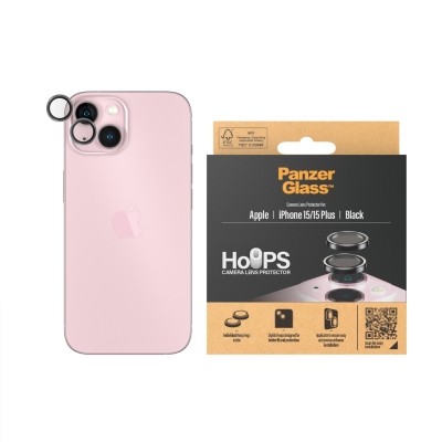 PanzerGlass Linsebeskyttelse iPhone 15/15 Plus