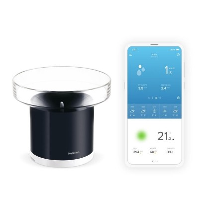 Netatmo Smart Home regnmåler til værstasjon