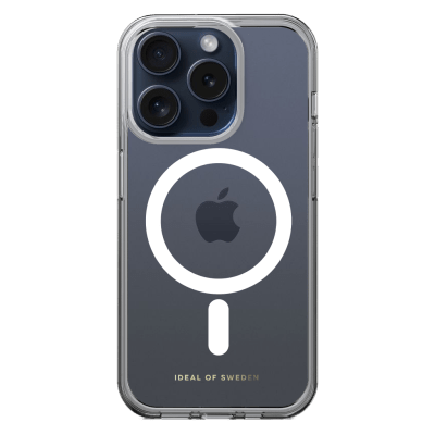 iDeal Silikon Deksel iPhone 15 Pro Magsafe - Gjennomsiktig