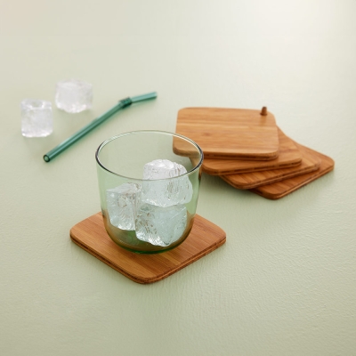 Glassbrikker i bambus